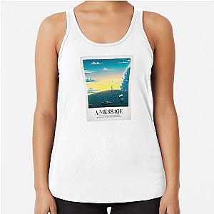 Coldplay - A message Racerback Tank Top