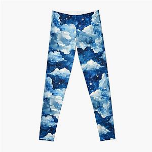 Starry Night Dreams: Coldplay Inspired Sky Full of Stars Pattern Leggings