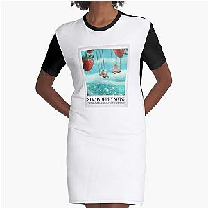 Coldplay - Strawberry swing Graphic T-Shirt Dress