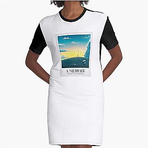 Coldplay - A message Graphic T-Shirt Dress
