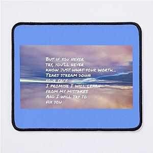 Fix You Coldplay  Mouse Pad