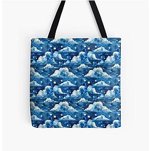 Starry Night Dreams: Coldplay Inspired Sky Full of Stars All Over Print Tote Bag