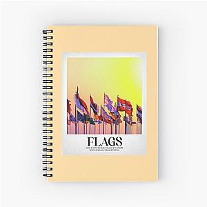 Coldplay - Flags Spiral Notebook