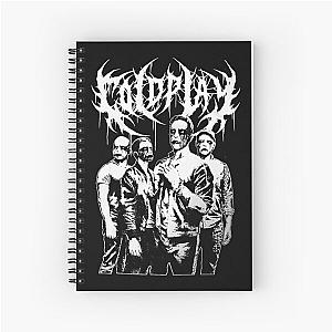 coldplay metal version Spiral Notebook