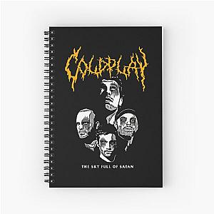 coldplay metal design Spiral Notebook