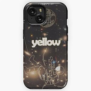 Yellow Music Poster by Coldplay iPhone Tough Case