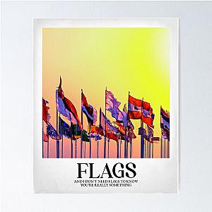 Coldplay - Flags Poster