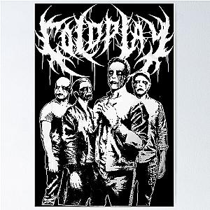 coldplay metal version Poster