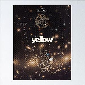 Yellow Music Poster by Coldplay Poster
