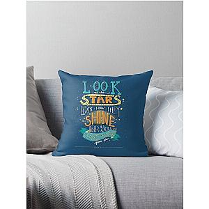 Coldplay yellow  Throw Pillow