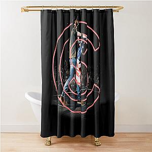 Cole Swindell Flag Shower Curtain