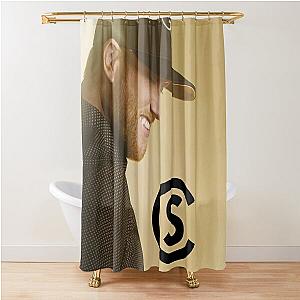 swindell single in saturday night American Shower Curtain