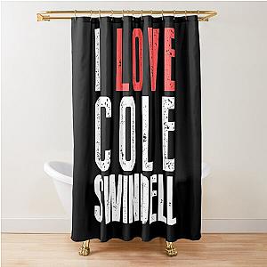 tricol swindell single in saturday night American Shower Curtain