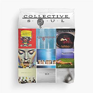 Collective Soul CS album collage Duvet Cover