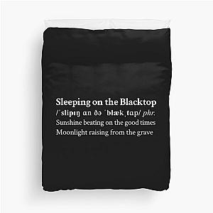 Colter Wall Aesthetic Country Quote Lyrics Black Duvet Cover