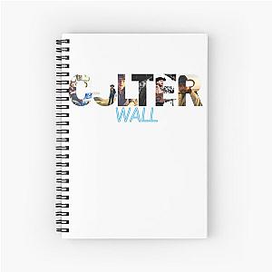 colter wall t shirt - sticker Spiral Notebook