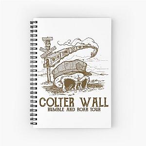 colter wall rumble roar tour 2021 nekat12  Spiral Notebook