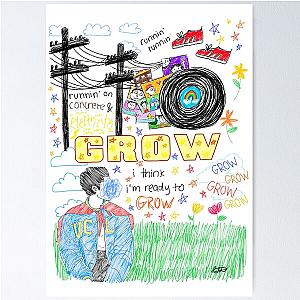 Conan Gray Grow Sketch Poster