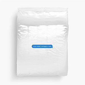 comfort crowd text lyrics  conan gray Duvet Cover