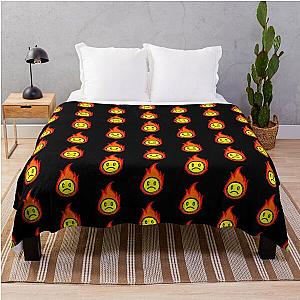 Conan Gray Sad Face Throw Blanket