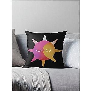 watercolor conan gray astronomy sun and moon Throw Pillow