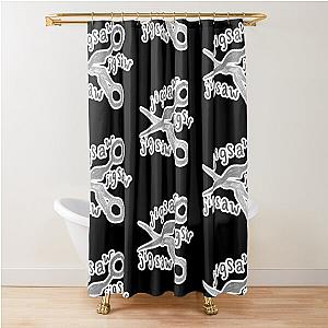 conan gray jigsaw art (in black) Shower Curtain