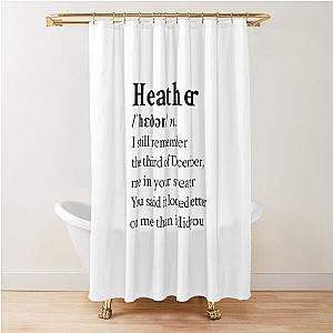 Heather by Conan Gray Shower Curtain