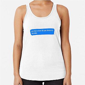 conan gray checkmate text lyrics Racerback Tank Top