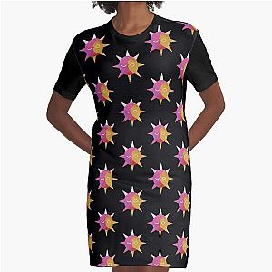 watercolor conan gray astronomy sun and moon Graphic T-Shirt Dress