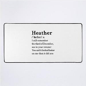 Heather by Conan Gray Desk Mat