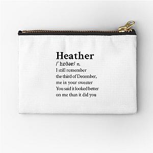 Heather by Conan Gray Zipper Pouch