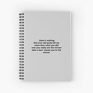 conan gray winner  Spiral Notebook