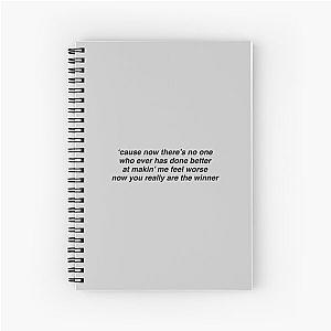 conan gray winner  Spiral Notebook