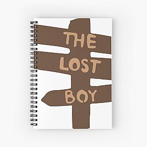 The lost boy cordae post sign sticker Spiral Notebook