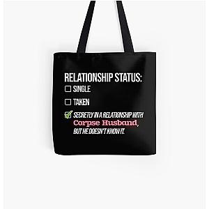 Corpse Husband Bags - Relationship with Corpse Husband All Over Print Tote Bag RB2605