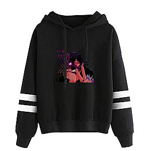 Corpse Husband Hoodies – Street Style Striped Pullover Hoodie