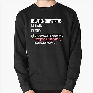 Corpse Husband Sweatshirts - Relationship with Corpse Husband Pullover Sweatshirt RB2605