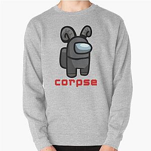 Corpse Husband Sweatshirts - Among Us Character Crewmate  Pullover Sweatshirt RB2605