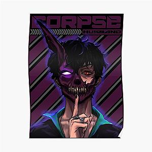 Corpse Husband Posters - CORPSE HUSBAND TECHNO Poster RB2112