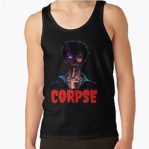 Corpse Husband Tank Tops - Corpse Husband corpse Red Face Tank Top RB2112