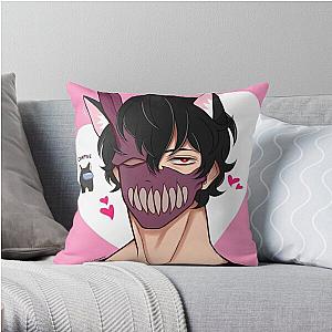 Corpse Husband Pillows - Corpse Husband - Heart Pink Throw Pillow RB2112