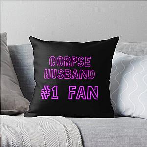 Corpse Husband Pillows - Corpse Husband # 1 fan Throw Pillow RB2112