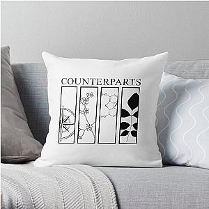 Counterparts Sticker Throw Pillow RB0812