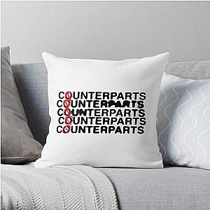 Counterparts Merch Stacked Logo Throw Pillow RB0812