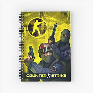 Counter Strike 1.6 Cover art Spiral Notebook