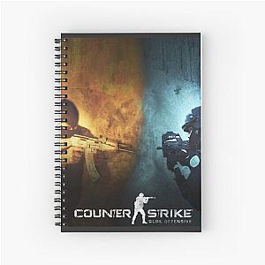 Csgo CT vs T Spiral Notebook