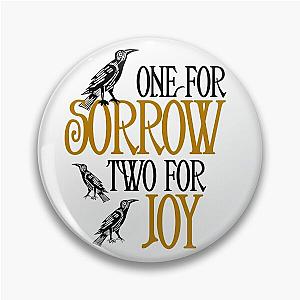 One For Sorrow, Two For Joy: Counting Crows Rhyme Pin