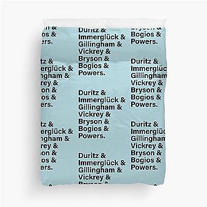 Counting Crows Names Duvet Cover