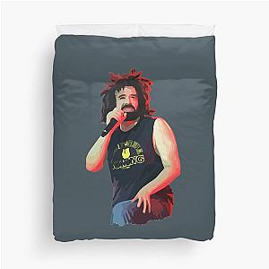 Counting Crows Aadam Duritz Iconic Dreadlocks   Duvet Cover