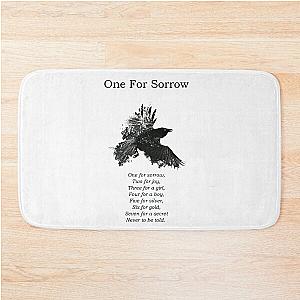 One for Sorrow - Counting crows Bath Mat